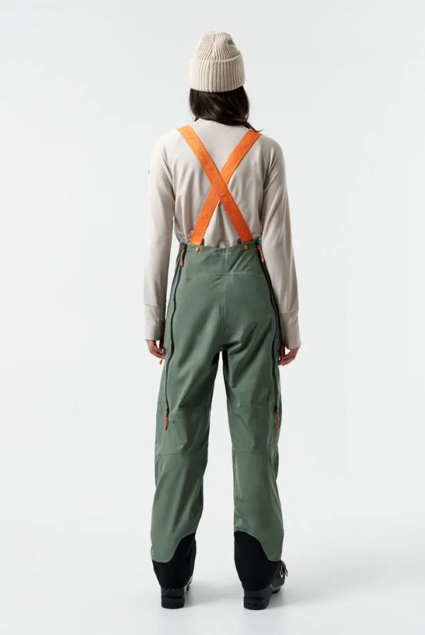 Orage Pants Women MtnX Treeline 3L Light BibDark Leaf Orage Pants Women MtnX Treeline 3L Light BibDark Leaf