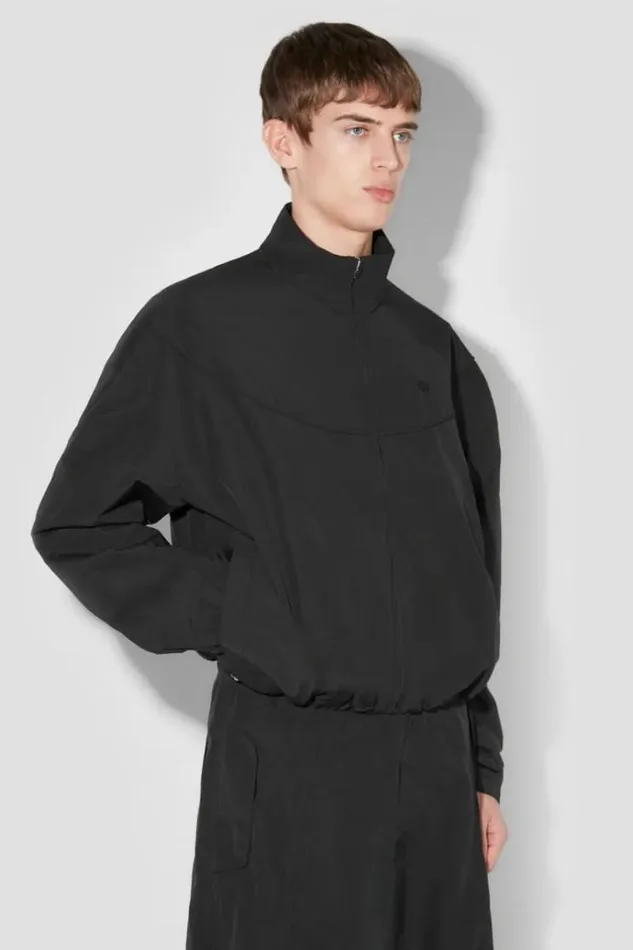 Outerwear Men MISBHV Crushed Nylon Milano Jacket Black