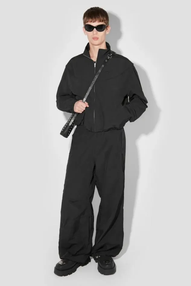 Outerwear Men MISBHV Crushed Nylon Milano Jacket Black