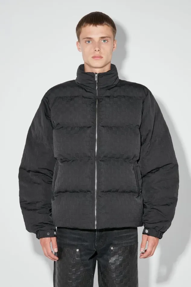 Outerwear Men MISBHV Monogram Embossed Puffer Black