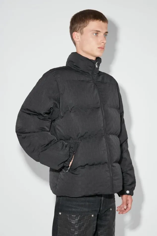 Outerwear Men MISBHV Monogram Embossed Puffer Black
