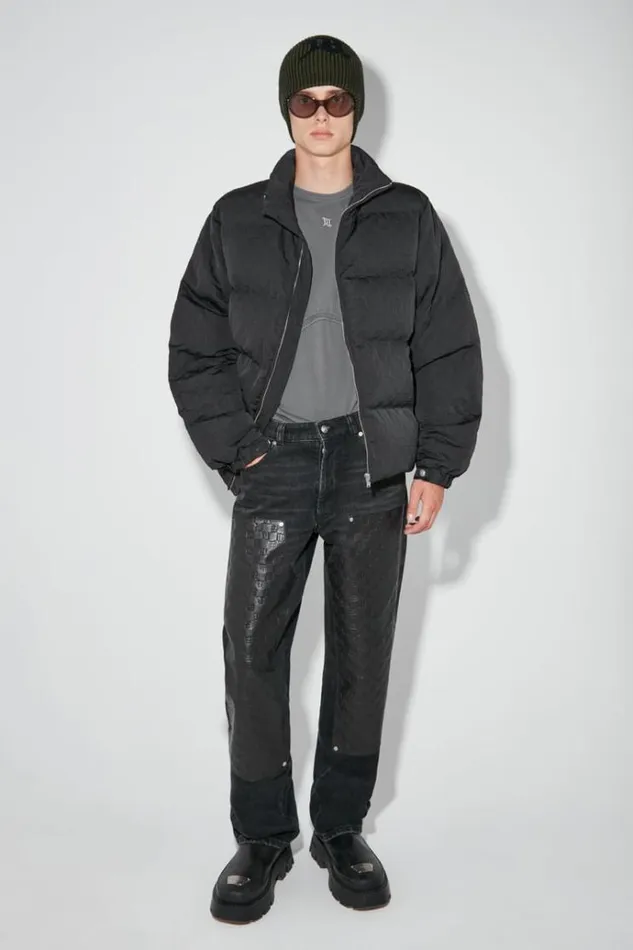 Outerwear Men MISBHV Monogram Embossed Puffer Black