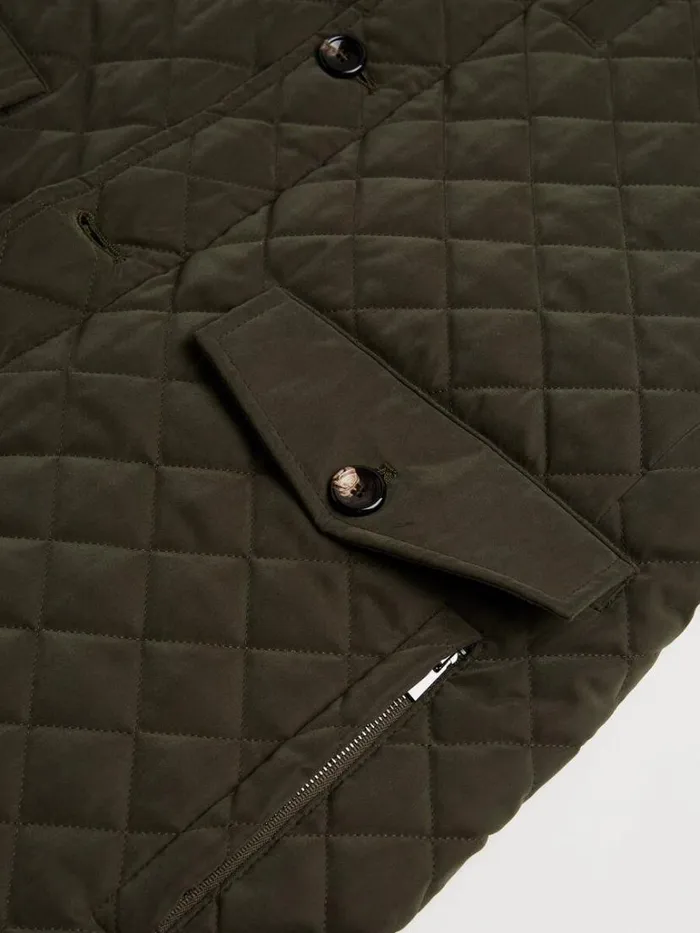 Outerwear Mens Paul Stuart Belsetta Quilted Field Coat Blue
