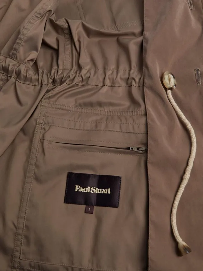 Outerwear Mens Paul Stuart Belsetta Safari Jacket Navy
