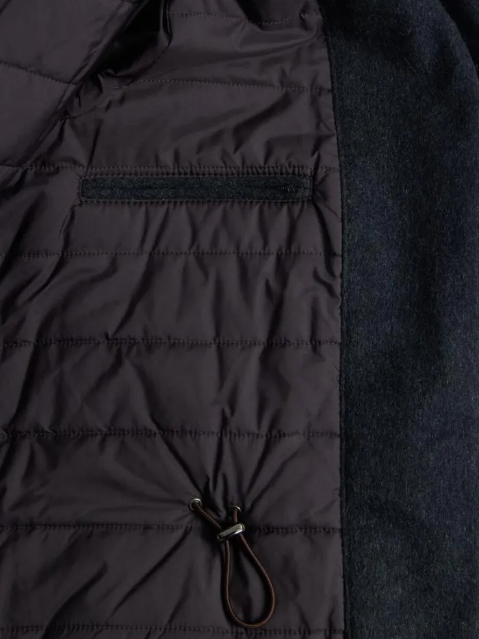 Outerwear Mens Paul Stuart Cashmere Car Coat Charcoal