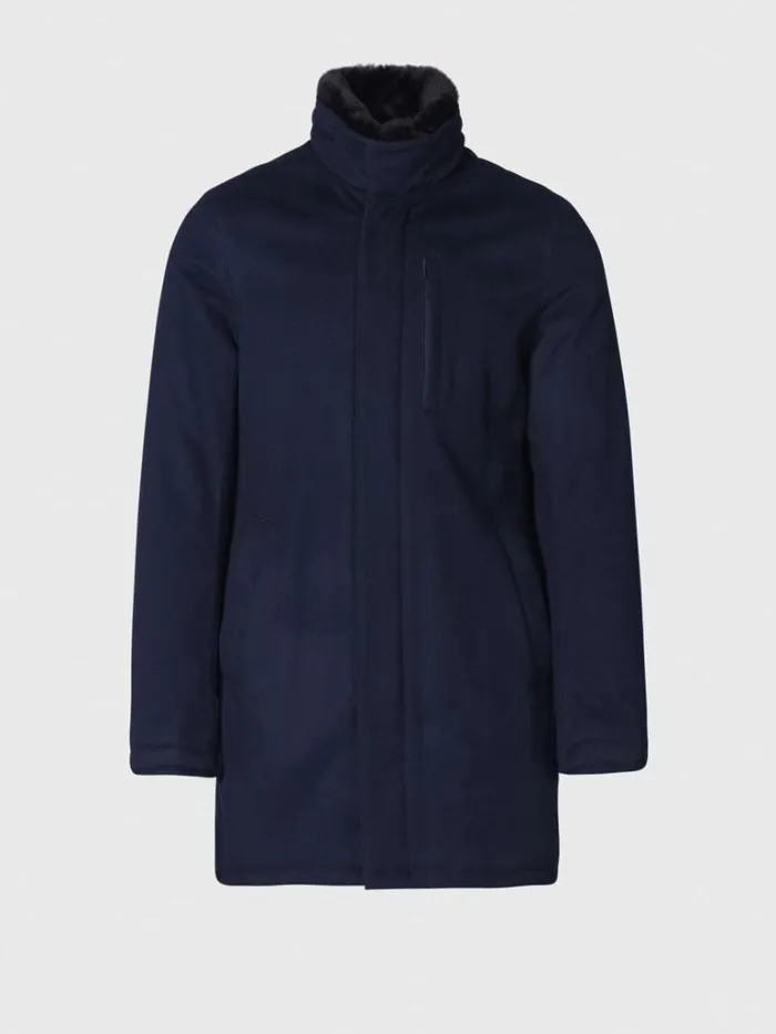 Outerwear Mens Paul Stuart Cashmere Car Coat Midnight