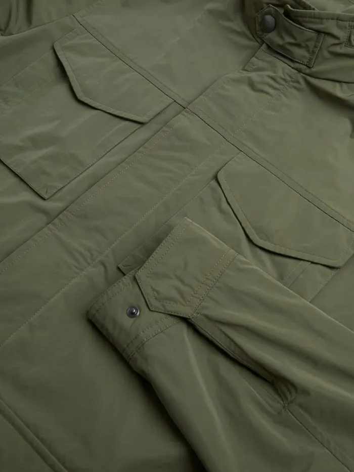 Outerwear Mens Paul Stuart Nylon Field Jacket Olive Outerwear Mens Paul Stuart Nylon Field Jacket Olive