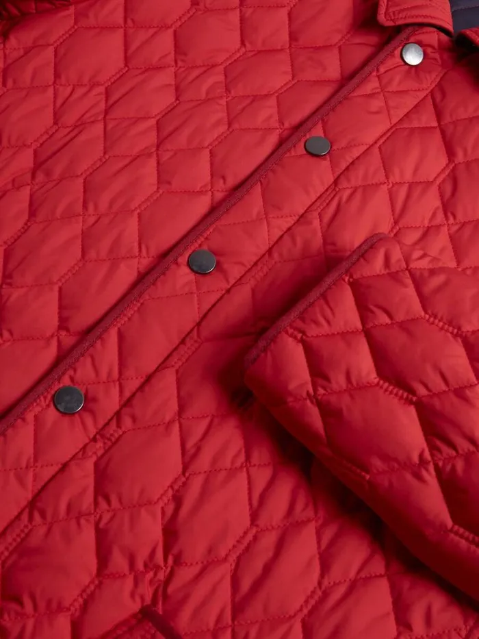 Outerwear Mens Paul Stuart Quilted Barn Jacket Red