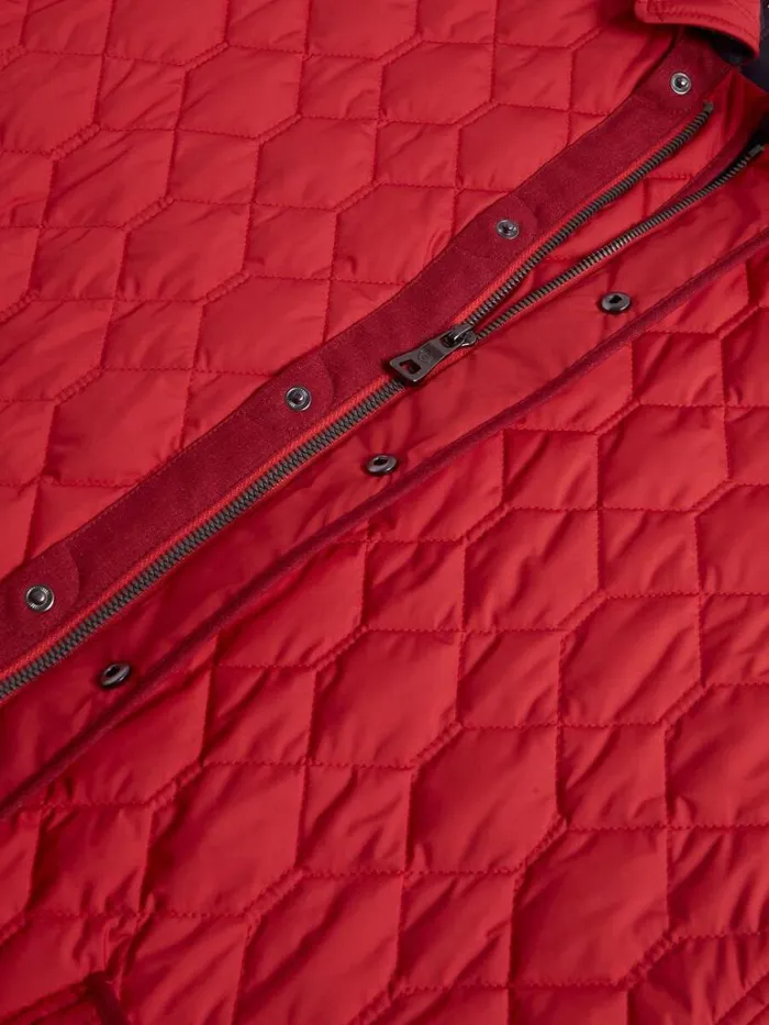 Outerwear Mens Paul Stuart Quilted Barn Jacket Red