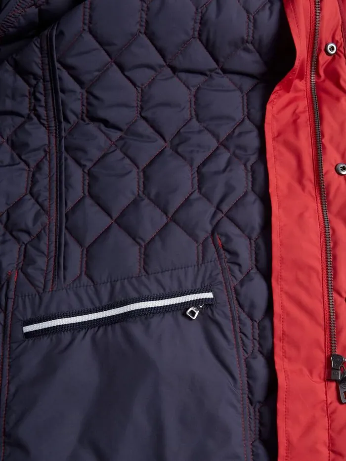 Outerwear Mens Paul Stuart Quilted Barn Jacket Red