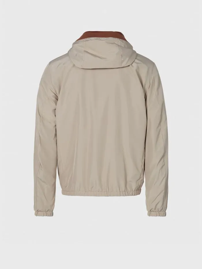 Outerwear Mens Paul Stuart Reversible Leather Bomber Jacket Cognac