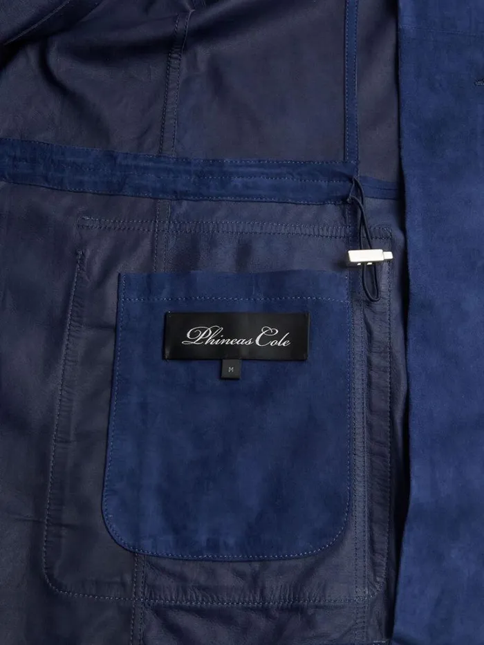 Outerwear Mens Paul Stuart Suede Field Jacket Navy Outerwear Mens Paul Stuart Suede Field Jacket Navy