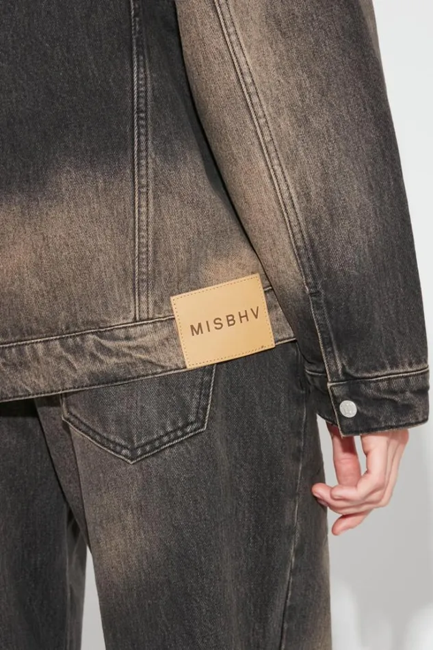 Outerwear Women MISBHV 2000 Denim Trucker Jacket Blackbrown