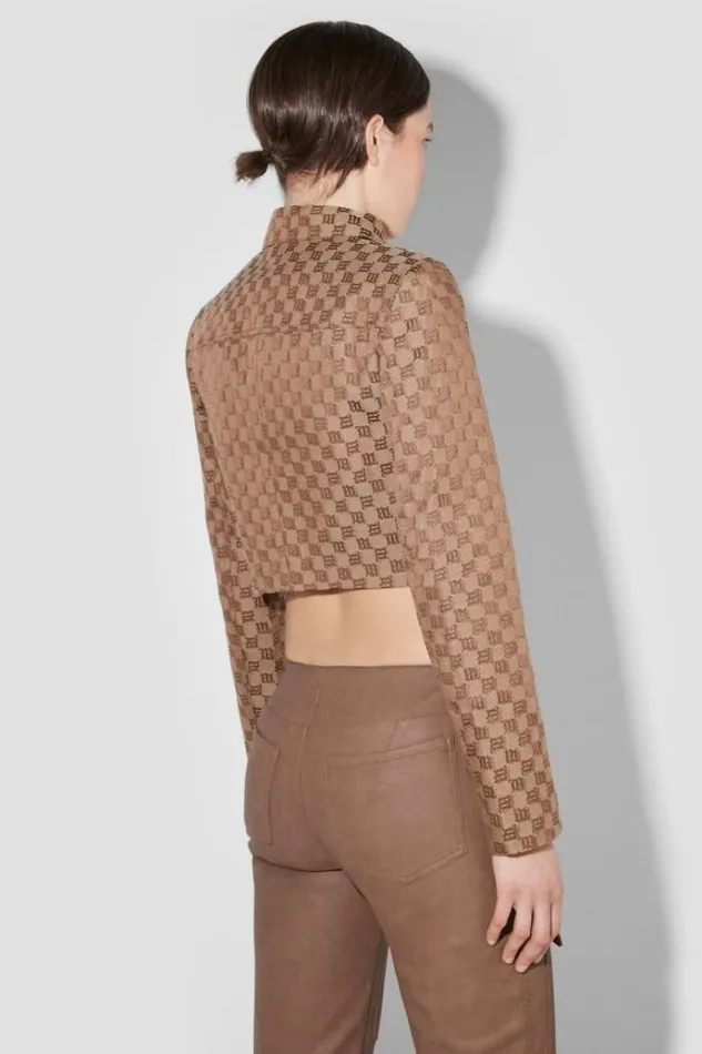 Outerwear Women MISBHV Jacquard Monogram Jacket Brown