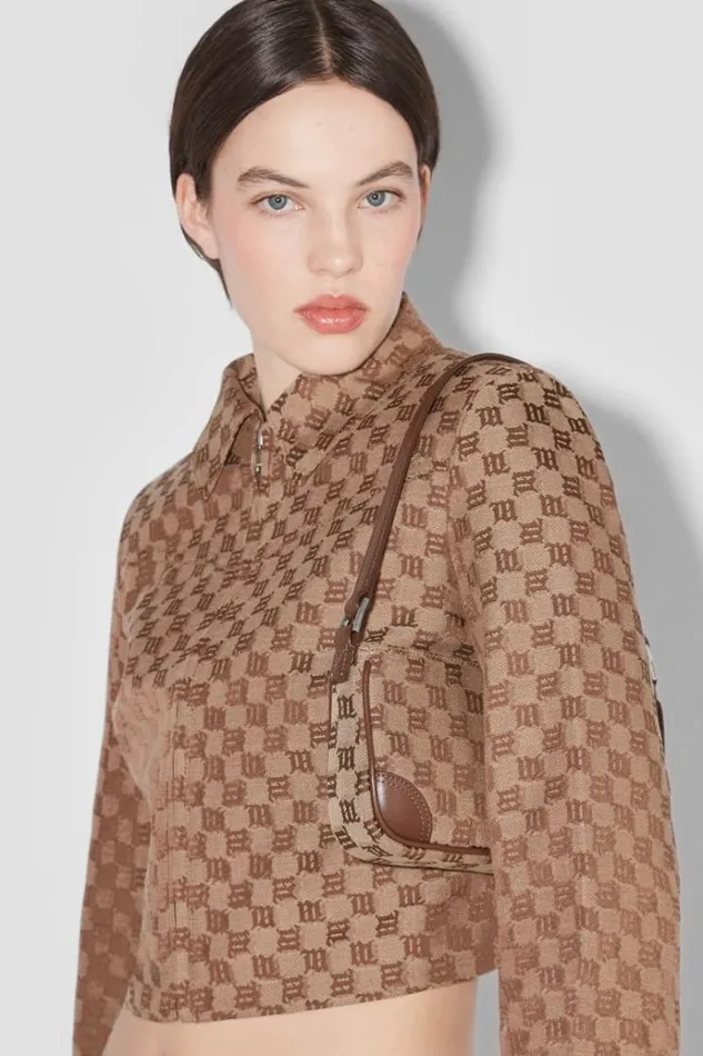 Outerwear Women MISBHV Jacquard Monogram Jacket Brown