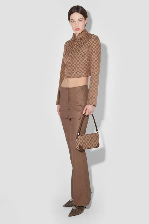 Outerwear Women MISBHV Jacquard Monogram Jacket Brown