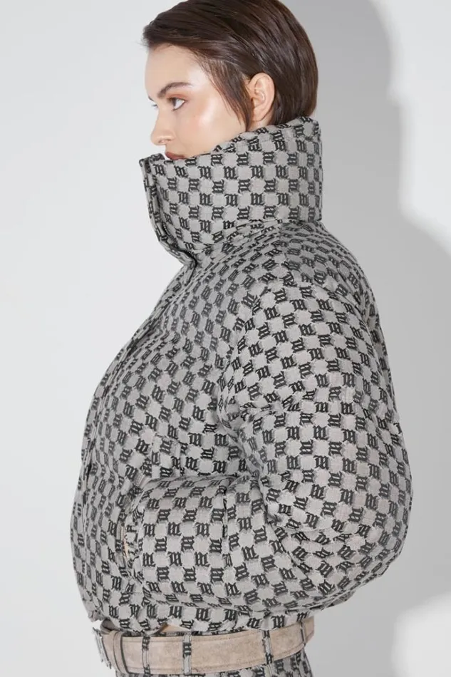 Outerwear Women MISBHV Monogram Jacquard Canvas Puffer Multicolor