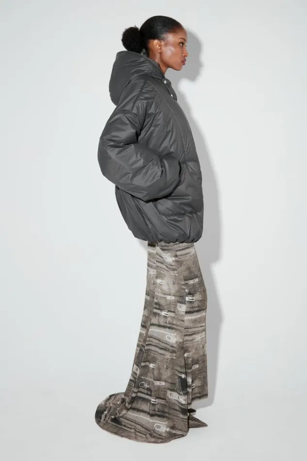 Outerwear Women MISBHV Ultra Fine Nylon Sculptural Puffer Space Grey