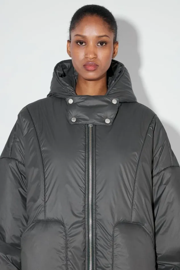 Outerwear Women MISBHV Ultra Fine Nylon Sculptural Puffer Space Grey