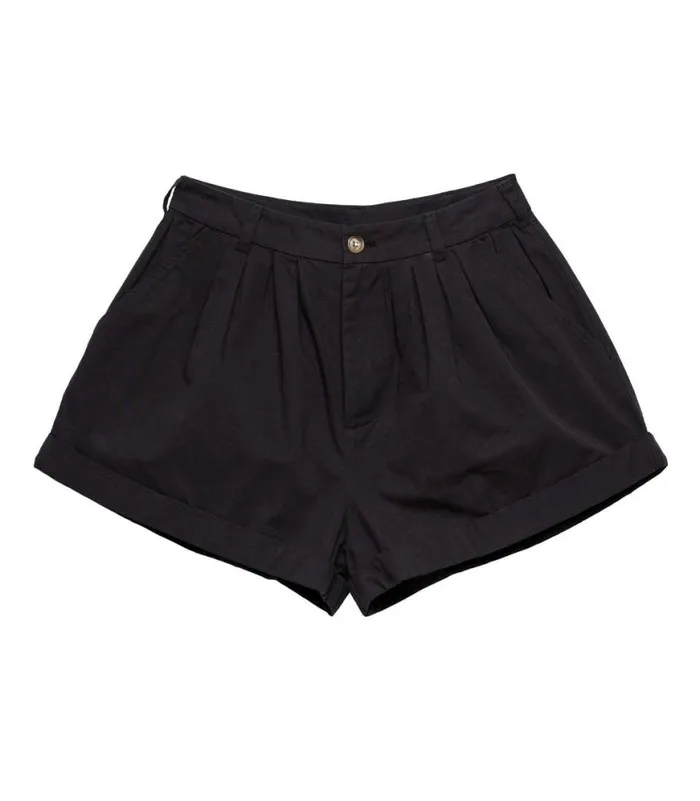 PAIGE SHORT Black Shop DEN Pants and Shorts