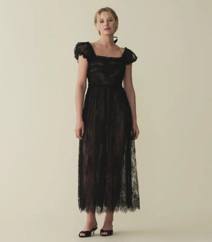 PAMELINA DRESS Black Lace Shop DEN Dresses