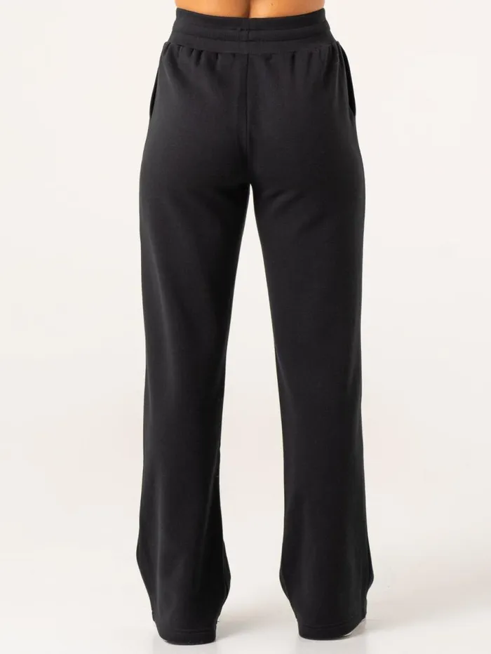 Pants Womens Ryderwear Wide Leg Track Pants Black