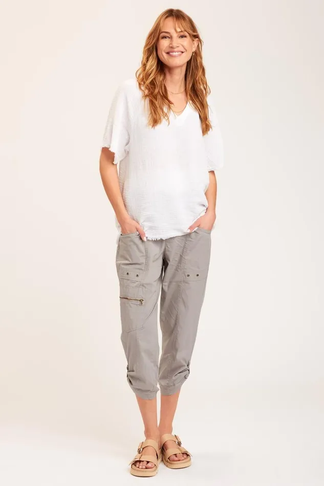Pearl Top White Clothing XCVI ShirtsBlouses