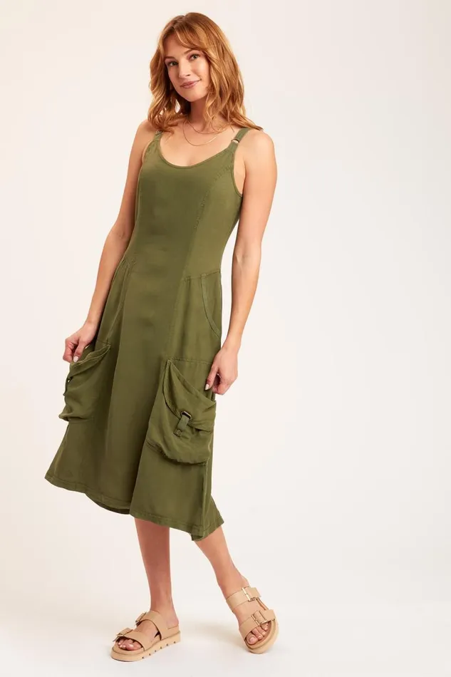 Pepper Tank Dress Dark Everglades Clothing XCVI Dresses