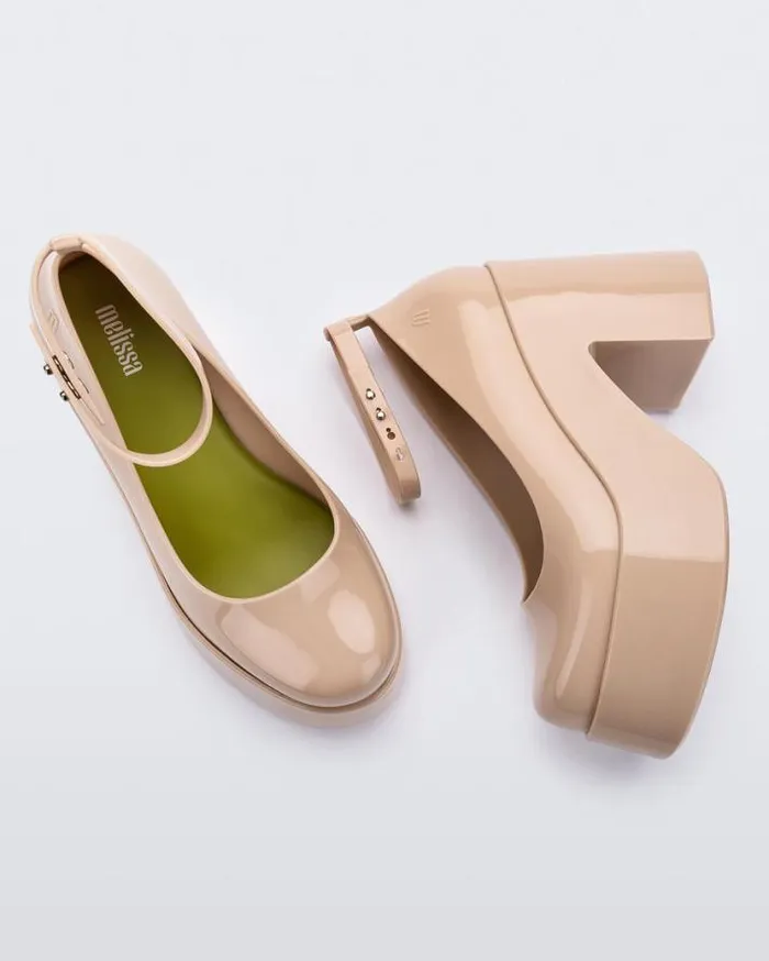 Platforms Women Melissa Doll Heel Beigegreen