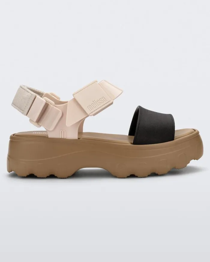 Platforms Women Melissa Kick Off Sandal Beigeblack