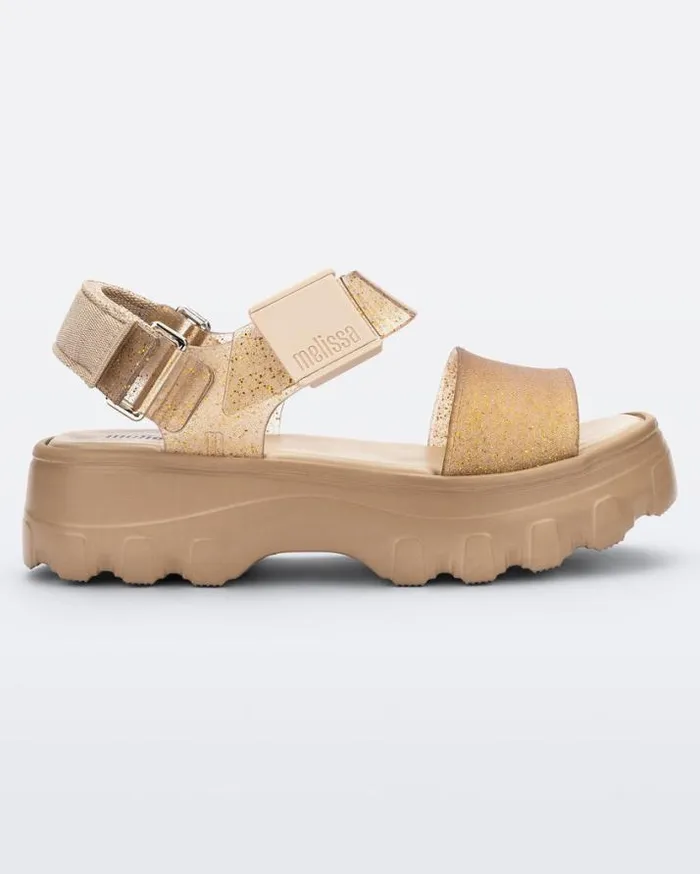 Platforms Women Melissa Kick Off Sandal Beigegold