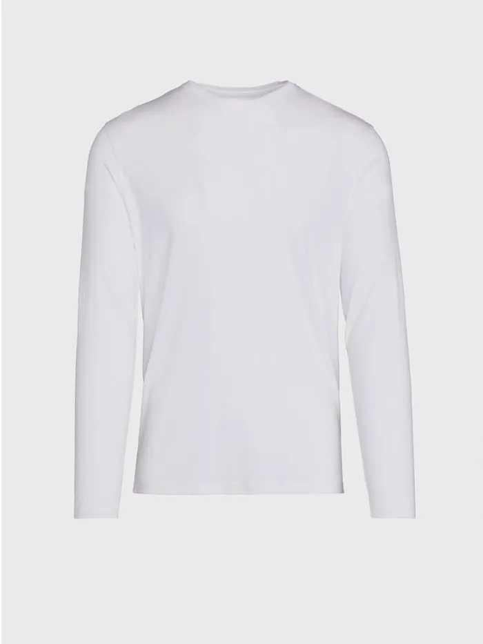 Polos and TShirts Mens Paul Stuart Jersey Knit Lounge TShirt White