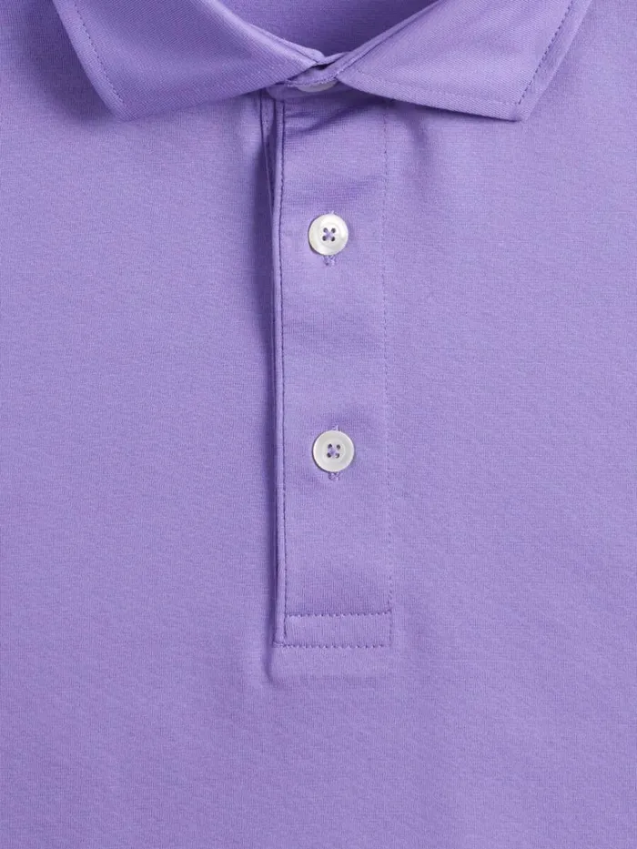 Polos and TShirts Mens Paul Stuart Performance Polo Lilac