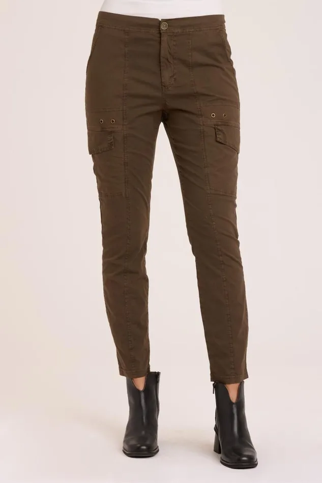 Poplin Timberline Legging Boxwood Pigment Clothing XCVI Pants