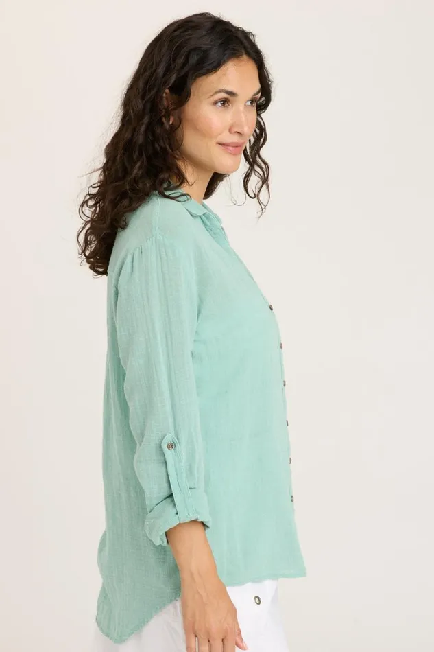 Porter Blouse Aquifer Pigment Clothing XCVI ShirtsBlouses