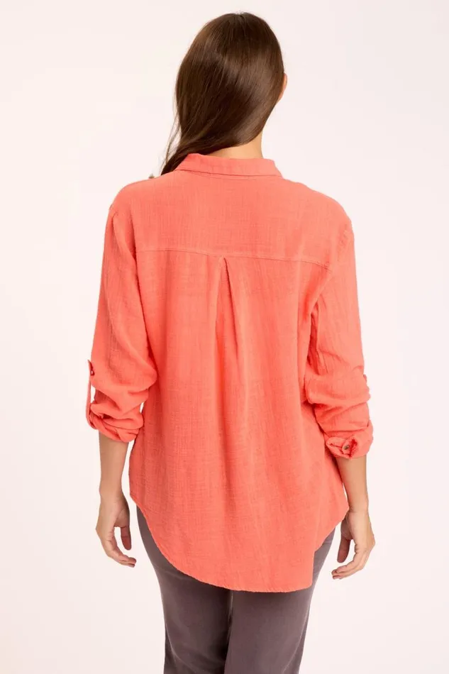 Porter Blouse Papaya Clothing XCVI ShirtsBlouses