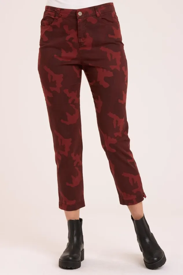 Printed Twiggy Pant Port Pigment Clothing XCVI Crops