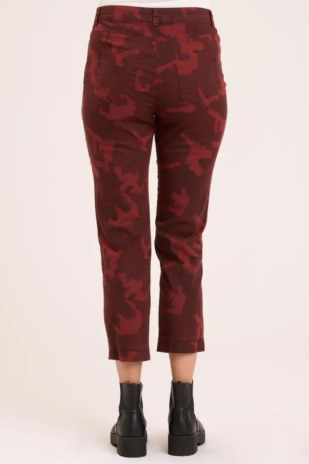 Printed Twiggy Pant Port Pigment Clothing XCVI Crops