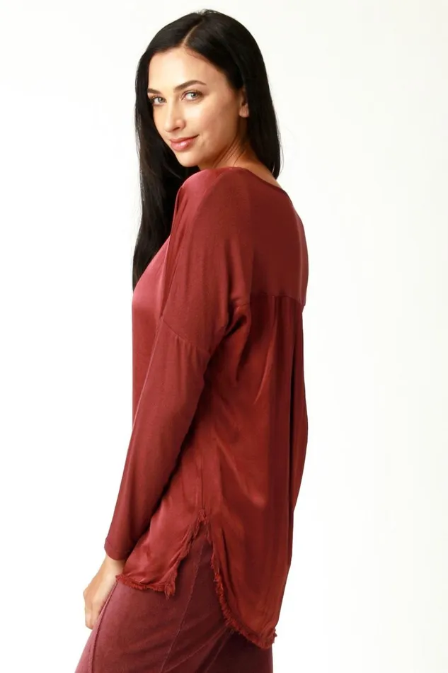 Prospect Top Makore Pigment Clothing XCVI ShirtsBlouses