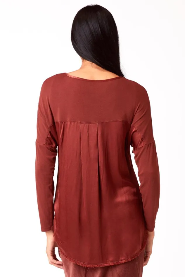 Prospect Top Makore Pigment Clothing XCVI ShirtsBlouses