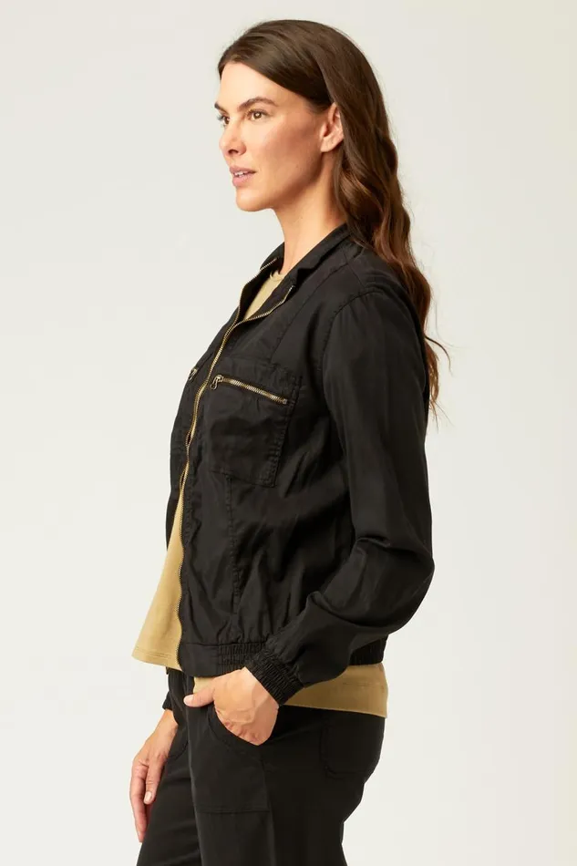 Quinn Bomber Black Clothing XCVI Jackets