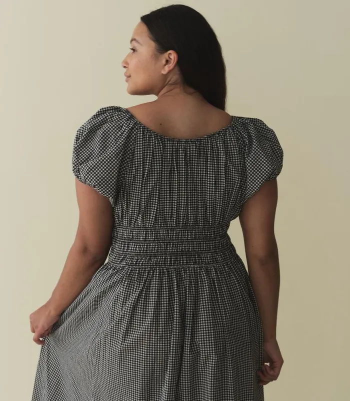 QUINN DRESS La Maddalena Gingham Shop DEN Dresses