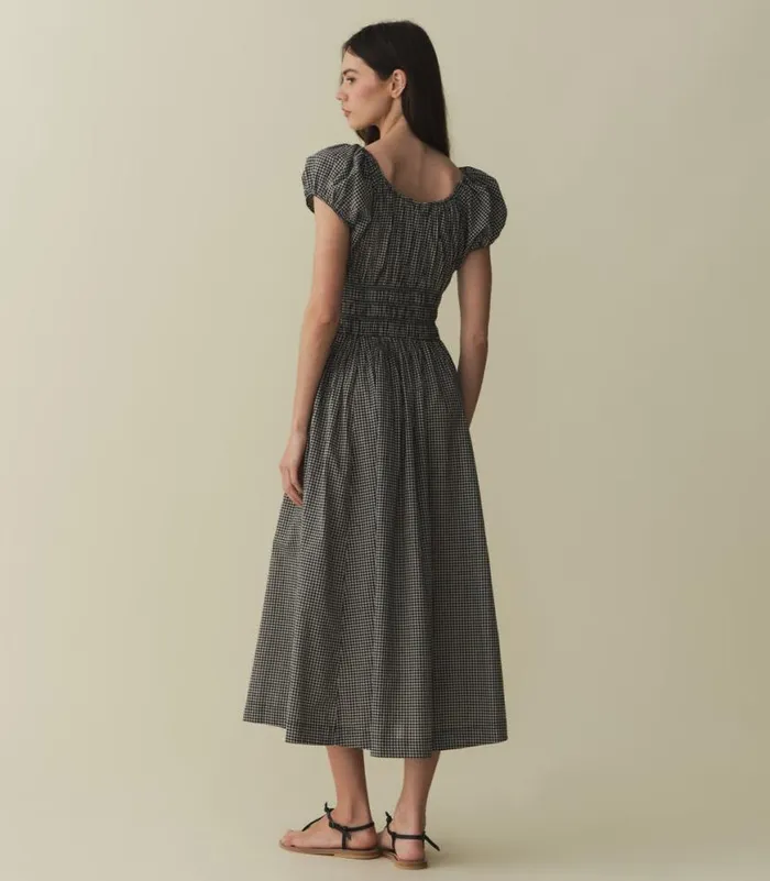 QUINN DRESS La Maddalena Gingham Shop DEN Dresses