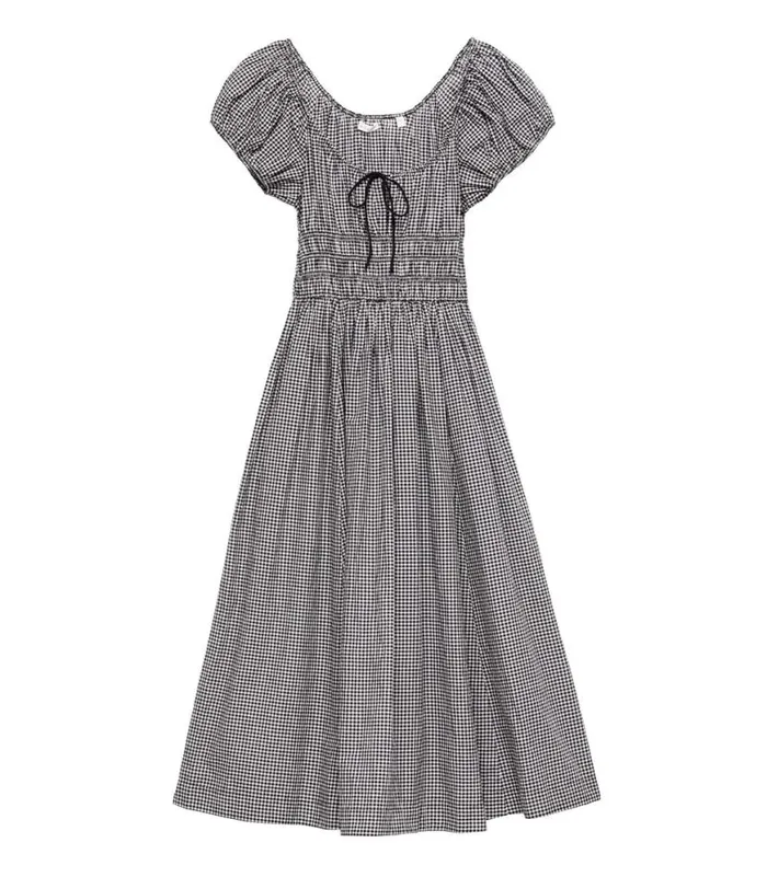 QUINN DRESS La Maddalena Gingham Shop DEN Dresses