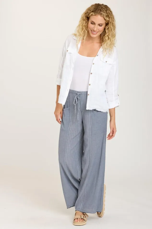 Quita Wide Leg Indigo Clothing XCVI Pants