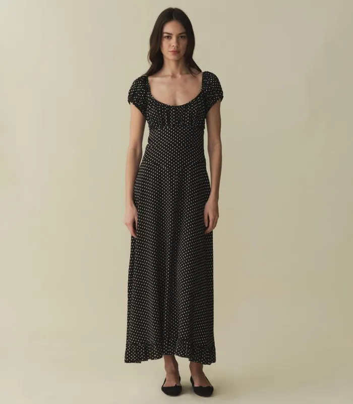 RAMONA DRESS Noir Dot Shop DEN Dresses