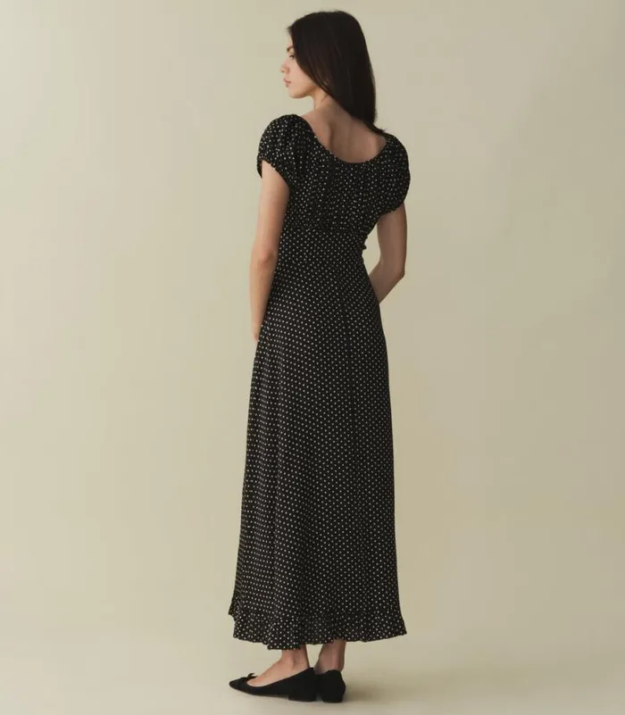 RAMONA DRESS Noir Dot Shop DEN Dresses
