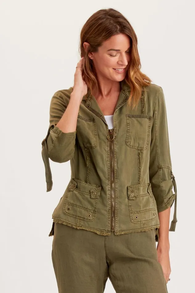 Raphael Blazer Kombu Pigment Clothing XCVI Jackets