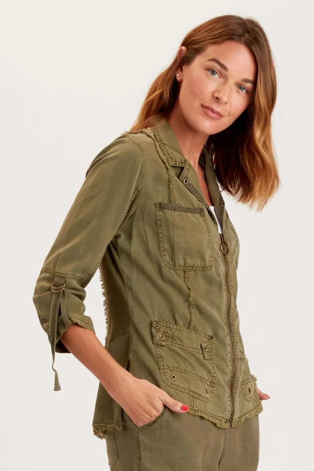Raphael Blazer Kombu Pigment Clothing XCVI Jackets