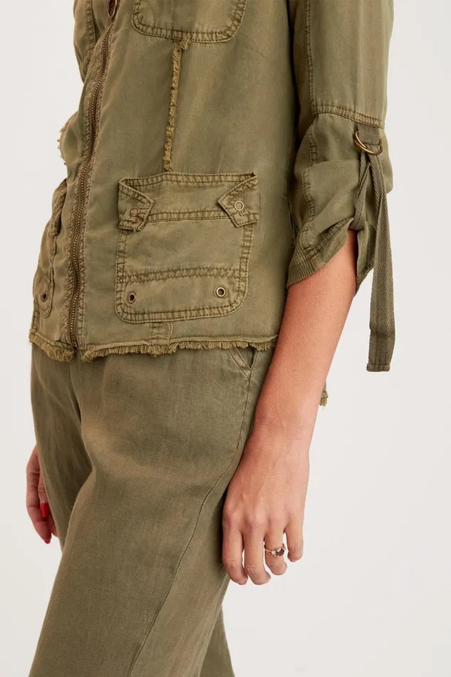 Raphael Blazer Kombu Pigment Clothing XCVI Jackets